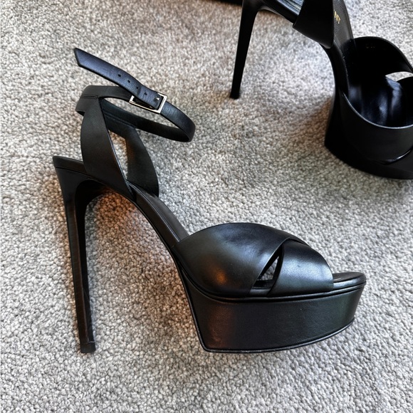YSL Tribute Platform Sandals - Picture 6 of 8